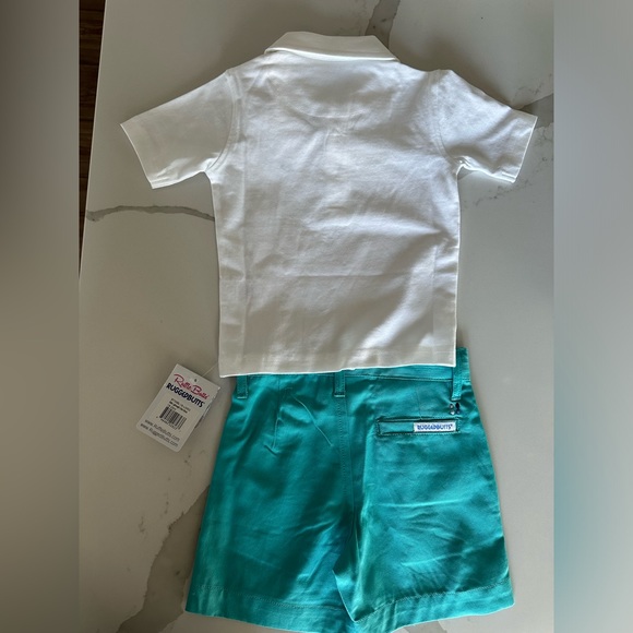 NWT Rugged Butts Polo & Chino Shorts Outfit Set - Picture 2 of 5